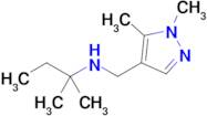 n-((1,5-Dimethyl-1h-pyrazol-4-yl)methyl)-2-methylbutan-2-amine