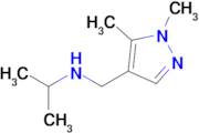 n-((1,5-Dimethyl-1h-pyrazol-4-yl)methyl)propan-2-amine