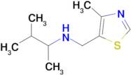 3-Methyl-N-((4-methylthiazol-5-yl)methyl)butan-2-amine