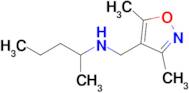 n-((3,5-Dimethylisoxazol-4-yl)methyl)pentan-2-amine