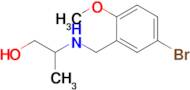 2-((5-Bromo-2-methoxybenzyl)amino)propan-1-ol