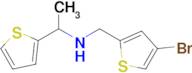 n-((4-Bromothiophen-2-yl)methyl)-1-(thiophen-2-yl)ethan-1-amine