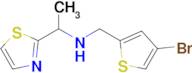 n-((4-Bromothiophen-2-yl)methyl)-1-(thiazol-2-yl)ethan-1-amine