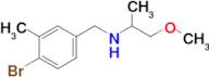 n-(4-Bromo-3-methylbenzyl)-1-methoxypropan-2-amine