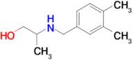 2-((3,4-Dimethylbenzyl)amino)propan-1-ol