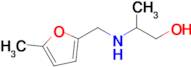 2-(((5-Methylfuran-2-yl)methyl)amino)propan-1-ol