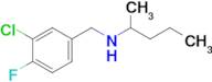 n-(3-Chloro-4-fluorobenzyl)pentan-2-amine