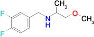 n-(3,4-Difluorobenzyl)-1-methoxypropan-2-amine