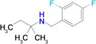 n-(2,4-Difluorobenzyl)-2-methylbutan-2-amine