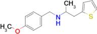 n-(4-Methoxybenzyl)-1-(thiophen-2-yl)propan-2-amine