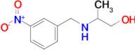 2-((3-Nitrobenzyl)amino)propan-1-ol