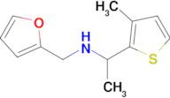 n-(Furan-2-ylmethyl)-1-(3-methylthiophen-2-yl)ethan-1-amine