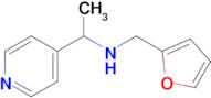 n-(Furan-2-ylmethyl)-1-(pyridin-4-yl)ethan-1-amine