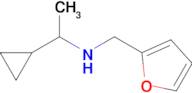 1-Cyclopropyl-N-(furan-2-ylmethyl)ethan-1-amine