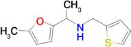 1-(5-Methylfuran-2-yl)-N-(thiophen-2-ylmethyl)ethan-1-amine