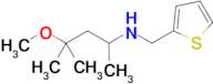 4-Methoxy-4-methyl-N-(thiophen-2-ylmethyl)pentan-2-amine