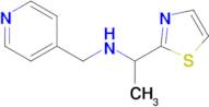 n-(Pyridin-4-ylmethyl)-1-(thiazol-2-yl)ethan-1-amine