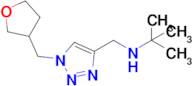 2-Methyl-N-((1-((tetrahydrofuran-3-yl)methyl)-1h-1,2,3-triazol-4-yl)methyl)propan-2-amine