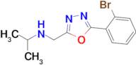 n-((5-(2-Bromophenyl)-1,3,4-oxadiazol-2-yl)methyl)propan-2-amine