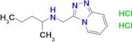 n-([1,2,4]triazolo[4,3-a]pyridin-3-ylmethyl)pentan-2-amine dihydrochloride