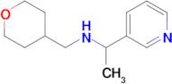 1-(Pyridin-3-yl)-N-((tetrahydro-2h-pyran-4-yl)methyl)ethan-1-amine