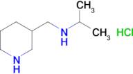 n-(Piperidin-3-ylmethyl)propan-2-amine hydrochloride