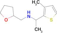 1-(3-Methylthiophen-2-yl)-N-((tetrahydrofuran-2-yl)methyl)ethan-1-amine