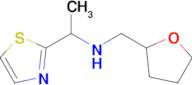 n-((Tetrahydrofuran-2-yl)methyl)-1-(thiazol-2-yl)ethan-1-amine