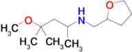 4-Methoxy-4-methyl-N-((tetrahydrofuran-2-yl)methyl)pentan-2-amine