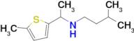 3-Methyl-N-(1-(5-methylthiophen-2-yl)ethyl)butan-1-amine