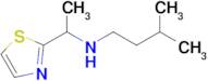 3-Methyl-N-(1-(thiazol-2-yl)ethyl)butan-1-amine