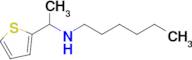 n-(1-(Thiophen-2-yl)ethyl)hexan-1-amine