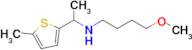 4-Methoxy-N-(1-(5-methylthiophen-2-yl)ethyl)butan-1-amine