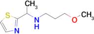 3-Methoxy-N-(1-(thiazol-2-yl)ethyl)propan-1-amine