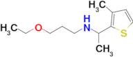 3-Ethoxy-N-(1-(3-methylthiophen-2-yl)ethyl)propan-1-amine