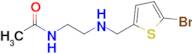 n-(2-(((5-Bromothiophen-2-yl)methyl)amino)ethyl)acetamide