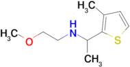 2-Methoxy-N-(1-(3-methylthiophen-2-yl)ethyl)ethan-1-amine