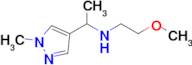 2-Methoxy-N-(1-(1-methyl-1h-pyrazol-4-yl)ethyl)ethan-1-amine