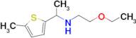 2-Ethoxy-N-(1-(5-methylthiophen-2-yl)ethyl)ethan-1-amine