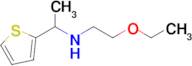 2-Ethoxy-N-(1-(thiophen-2-yl)ethyl)ethan-1-amine