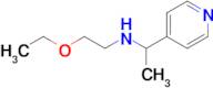 2-Ethoxy-N-(1-(pyridin-4-yl)ethyl)ethan-1-amine