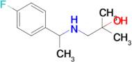 1-((1-(4-Fluorophenyl)ethyl)amino)-2-methylpropan-2-ol