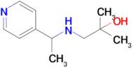 2-Methyl-1-((1-(pyridin-4-yl)ethyl)amino)propan-2-ol