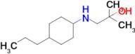 2-Methyl-1-((4-propylcyclohexyl)amino)propan-2-ol