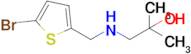 1-(((5-Bromothiophen-2-yl)methyl)amino)-2-methylpropan-2-ol