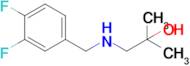 1-((3,4-Difluorobenzyl)amino)-2-methylpropan-2-ol