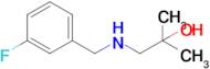 1-((3-Fluorobenzyl)amino)-2-methylpropan-2-ol