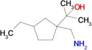 2-(1-(Aminomethyl)-3-ethylcyclopentyl)propan-2-ol