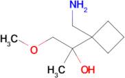 2-(1-(Aminomethyl)cyclobutyl)-1-methoxypropan-2-ol