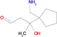 3-(1-(Aminomethyl)cyclopentyl)-3-hydroxybutanal